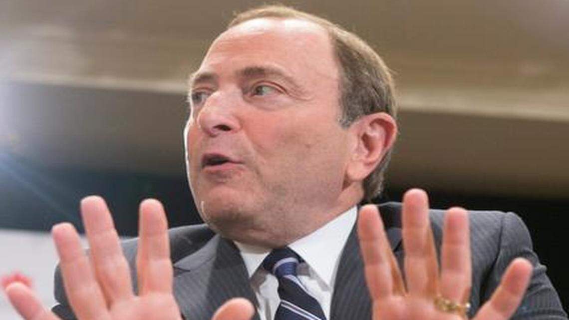 
NHL Commissioner Gary Bettman is happy with the state of the league ahead of today’s season-openiong slate of four games.
