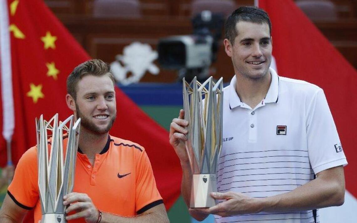 Blue Valley North graduate Jack Sock teams with John Isner to win men’s doubles tennis title in Shanghai