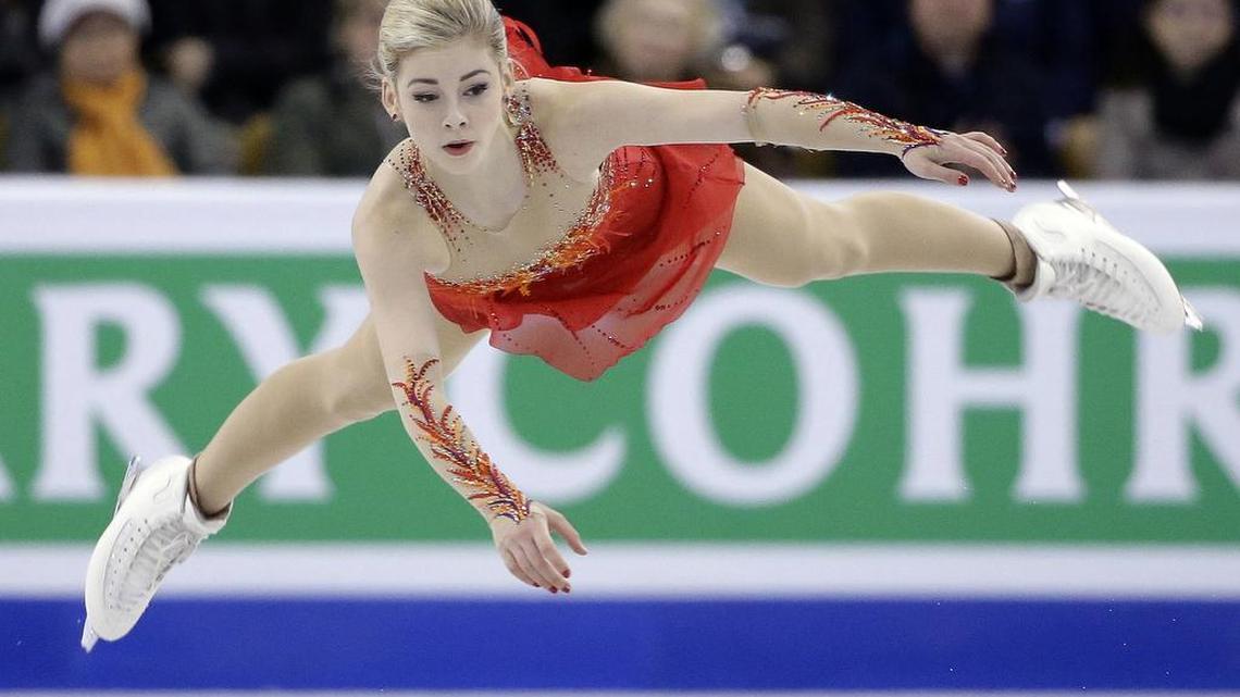 Gracie Gold, who grew up in Springfield, finished fourth at the World Figure Skating Championships on Saturday in Boston.