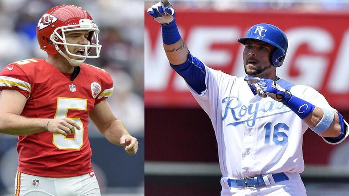 From left, Chiefs kicker Cairo Santos, Royals outfielder Paulo Orlando and Sporting KC midfielder Paulo Nagamura, all from Sao Paulo, Brazil.