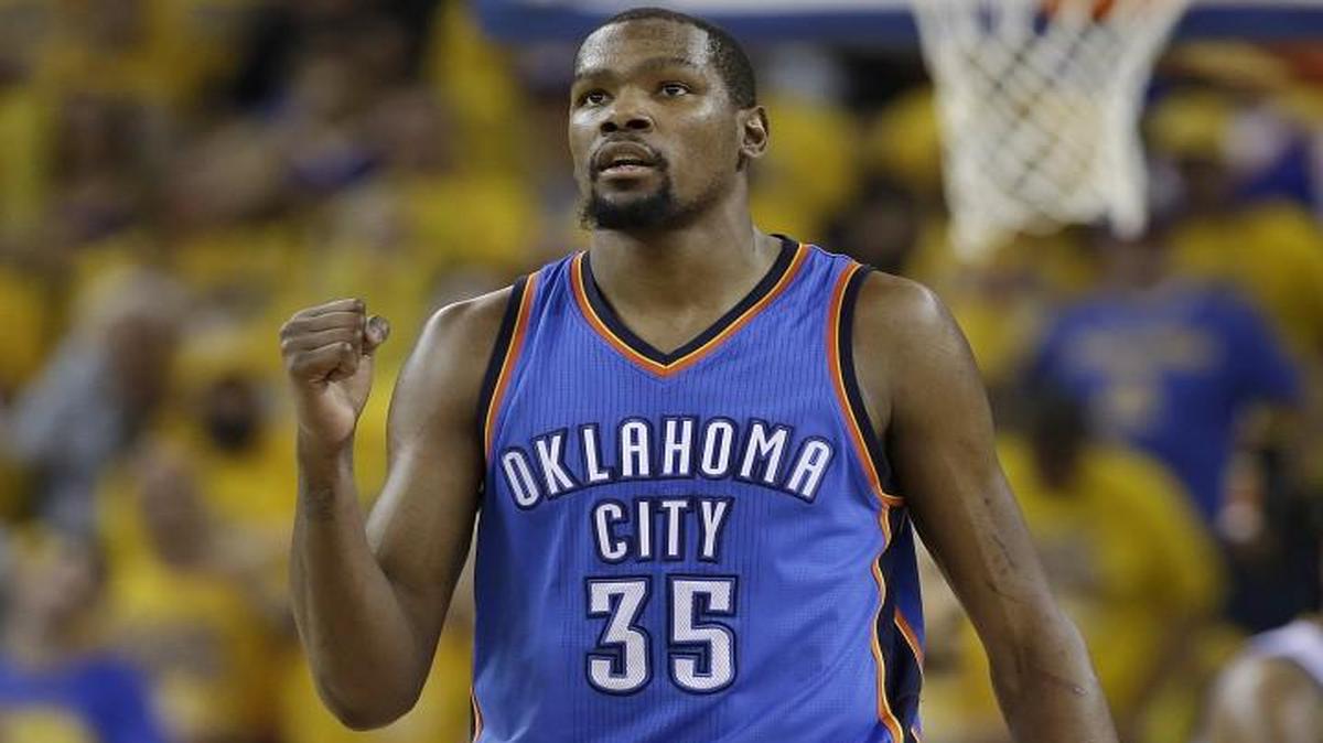 Oklahoma City Thunder forward Kevin Durant.