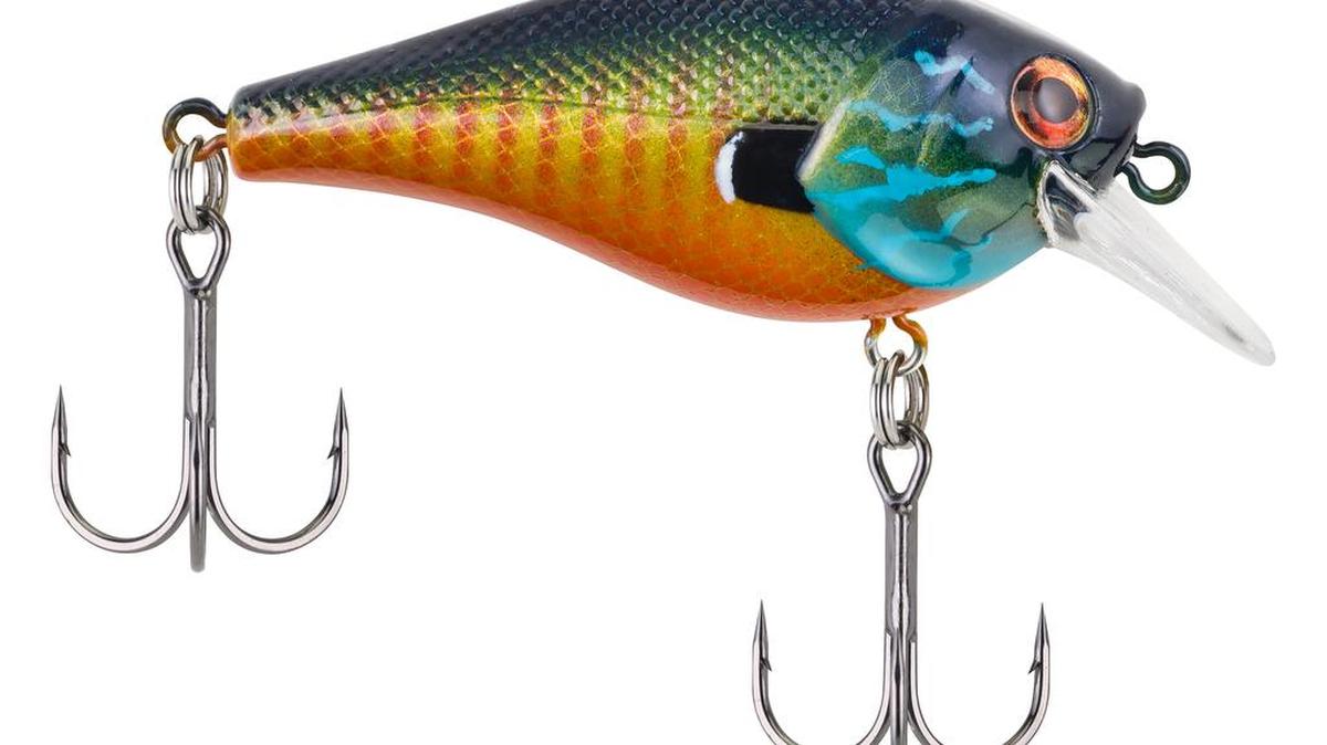 The Pitbull is a squarebill crankbait that has a flash and tail wag.