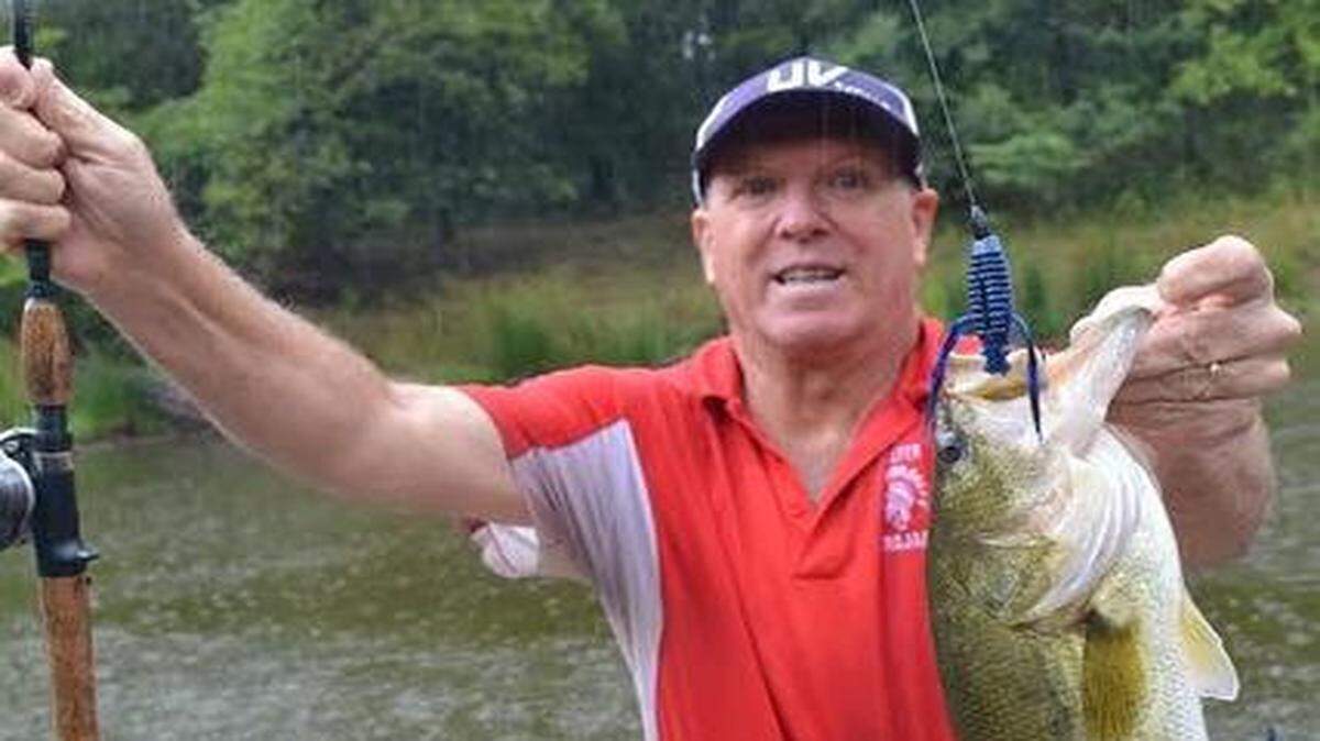 
Fishing in the rain, Greg Dorris proved last week that the Whiskers lures he designed will catch big ones. He and a partner caught and released five bass weighing 4 pounds or more. 
