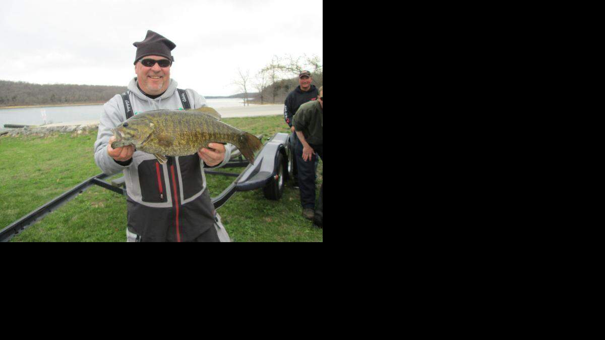 
Scott Bargman of Smithville caught a 6.58-pound smallmouth bass at Stockton Lake while competing in a Burton's Bait and Tackle buddy tournament.
