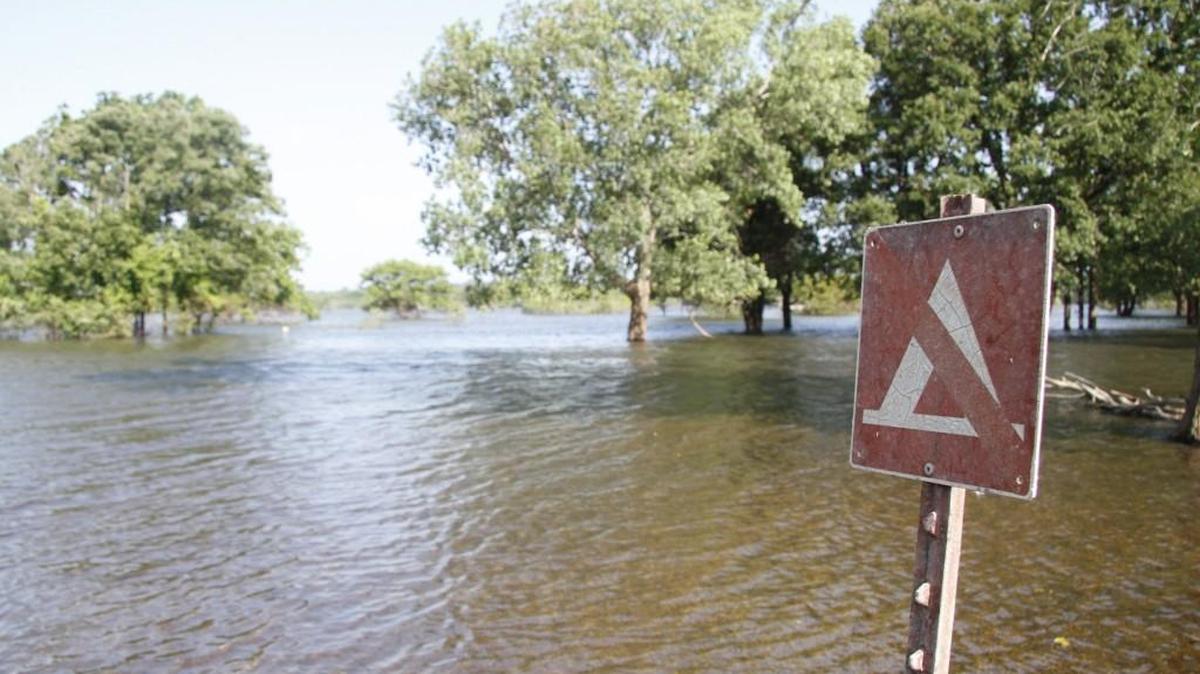 At one point last year, Fall River Reservoir in Kansas was nearly 30 feet above normal at peak flooding.