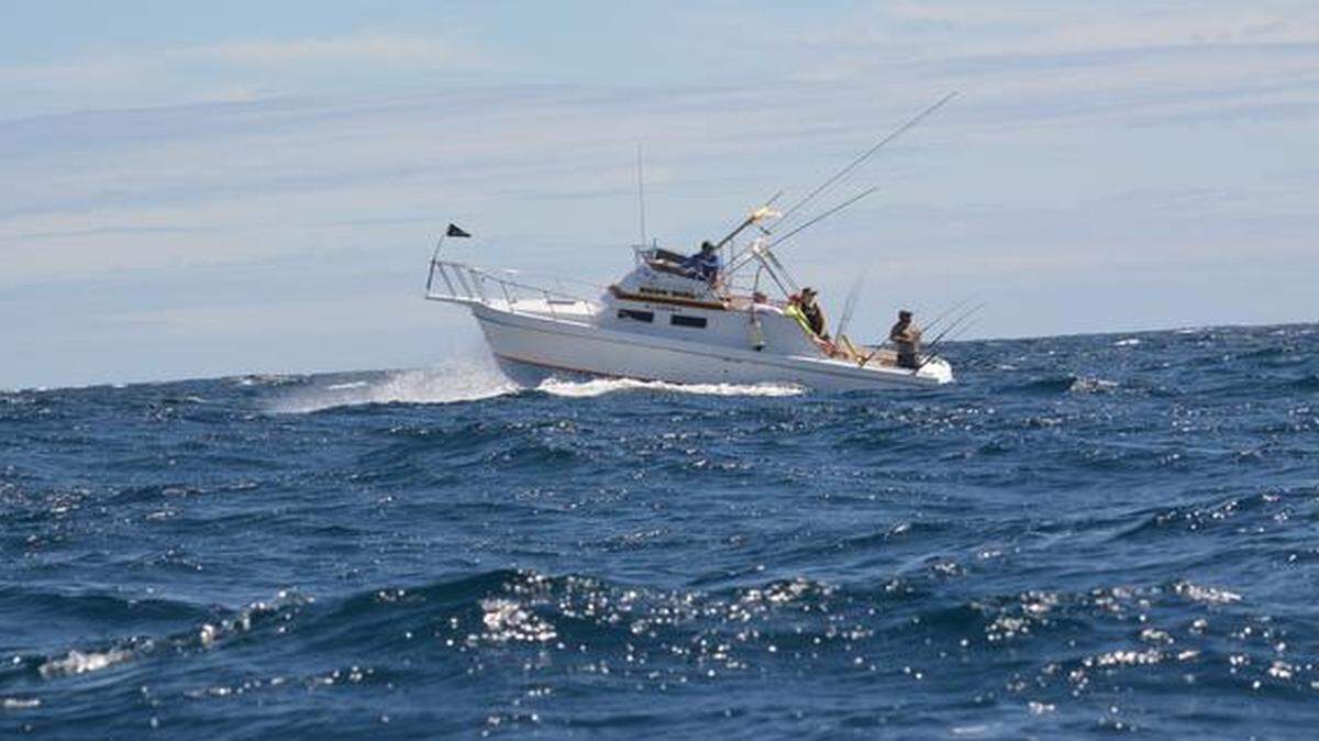 
A boat rocked in the waves on the Sea of Cortez as fishermen trolled for trophy Mexican fish. Guides there know that a day fishing in the area is seldom boring.
