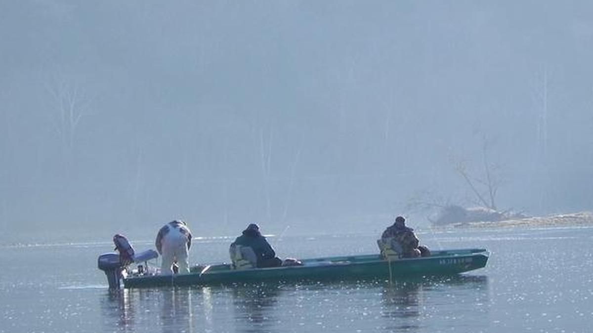 
Beautiful scenery, fog and big brown trout go together on the White River in northern Arkansas. The river is recognized as one of the best trout fisheries in the nation.
