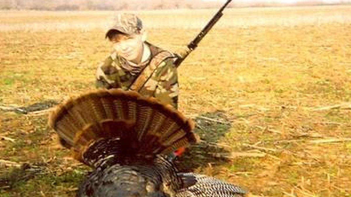 
Jake Ostermeyer of Tonganoxie posed with a turkey he shot during the Kansas youth season in 2008.
