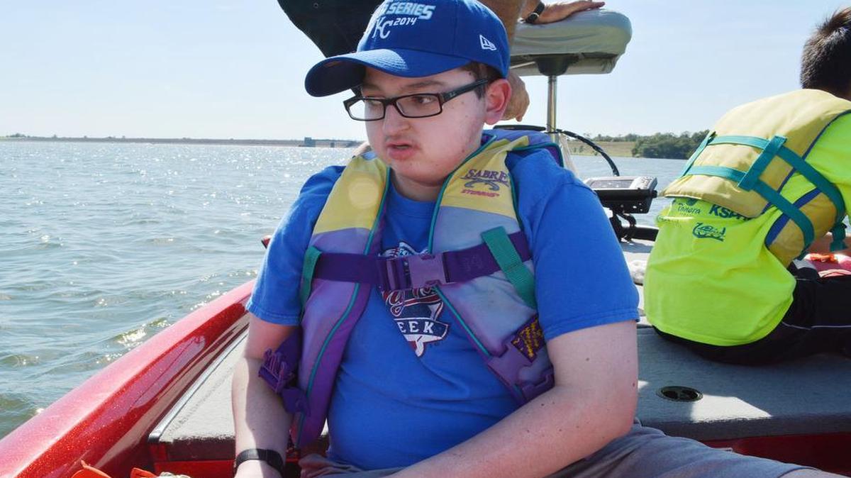 
J.T. Hawthorne concentrated on his line as he fished during a special outing for visually impaired children at Smithville Lake.
