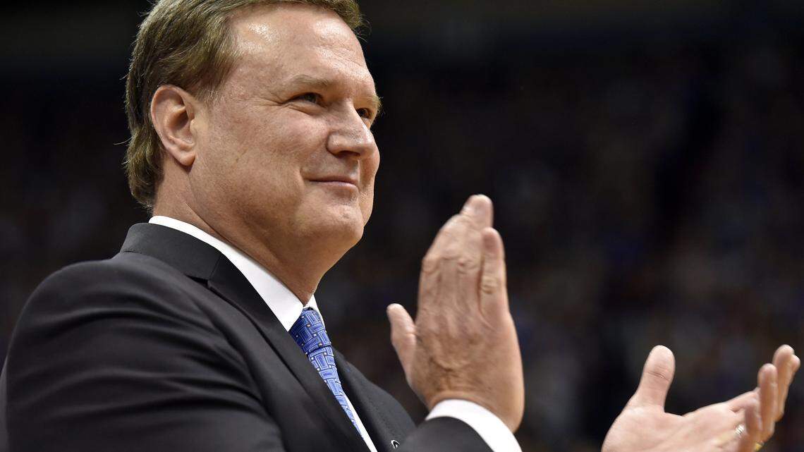 Kansas basketball coach Bill Self