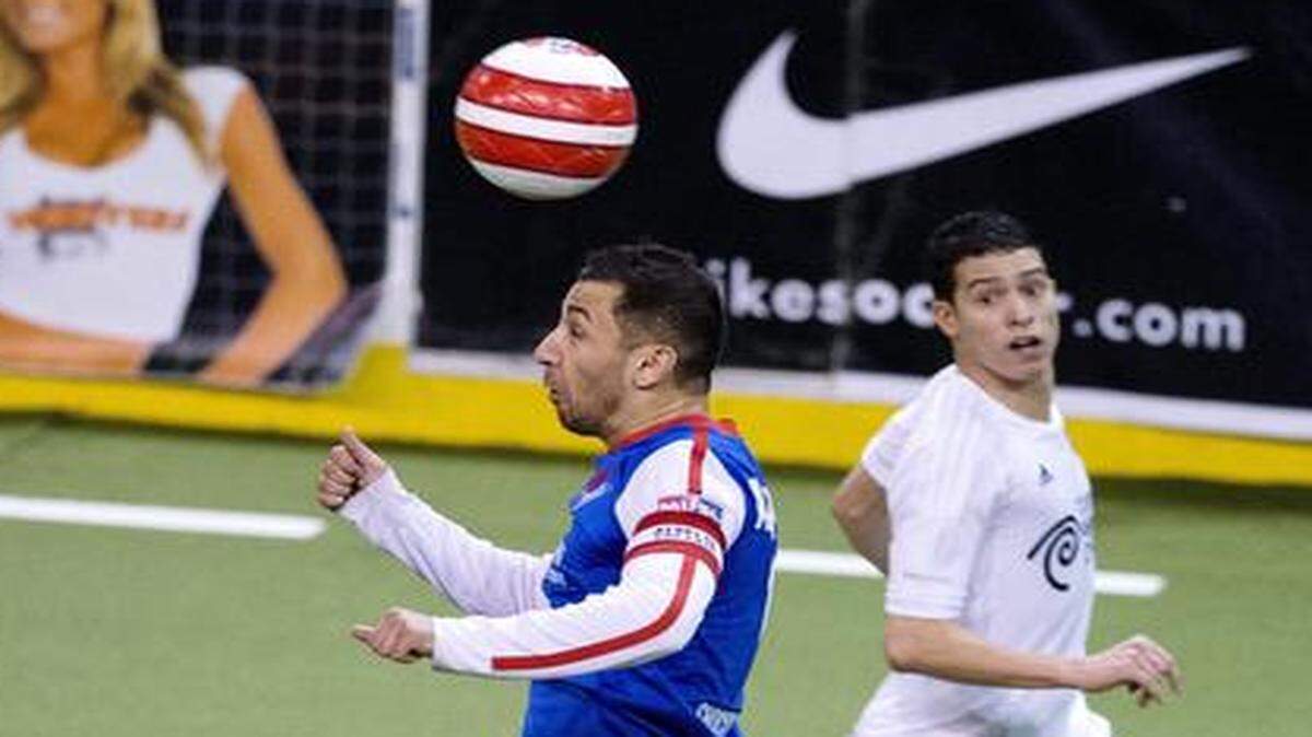 
Vahid Assadpour (left) of the Missouri Comets in a game from last season.
