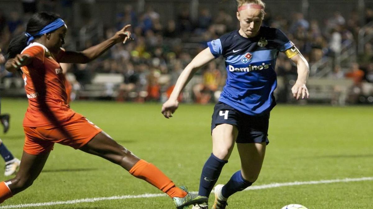 Becky Sauerbrunn of FC Kansas City will be back with the team after a one-game absence.