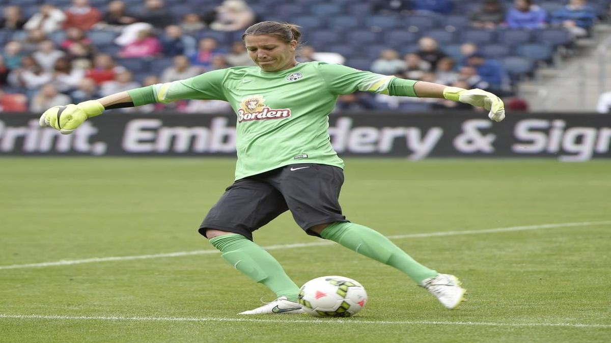 
FC Kansas City goalie Nicole Barnhart hasn’t allowed a goal eight times this season.
