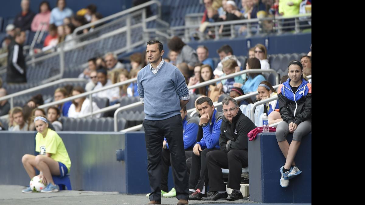 
FC Kansas City coach Vlatko Andonovski hopes his team can rebound after getting a tie in its last game against Portland.

