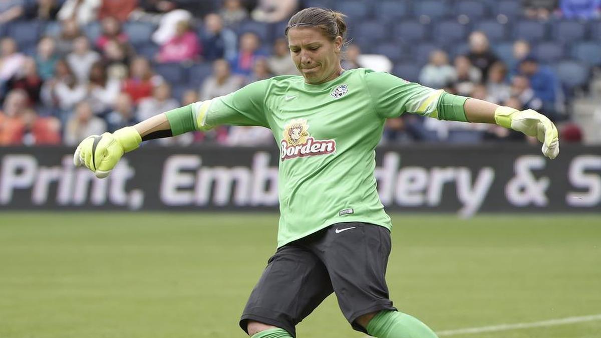 
FC Kansas City goalie Nicole Barnhart.
