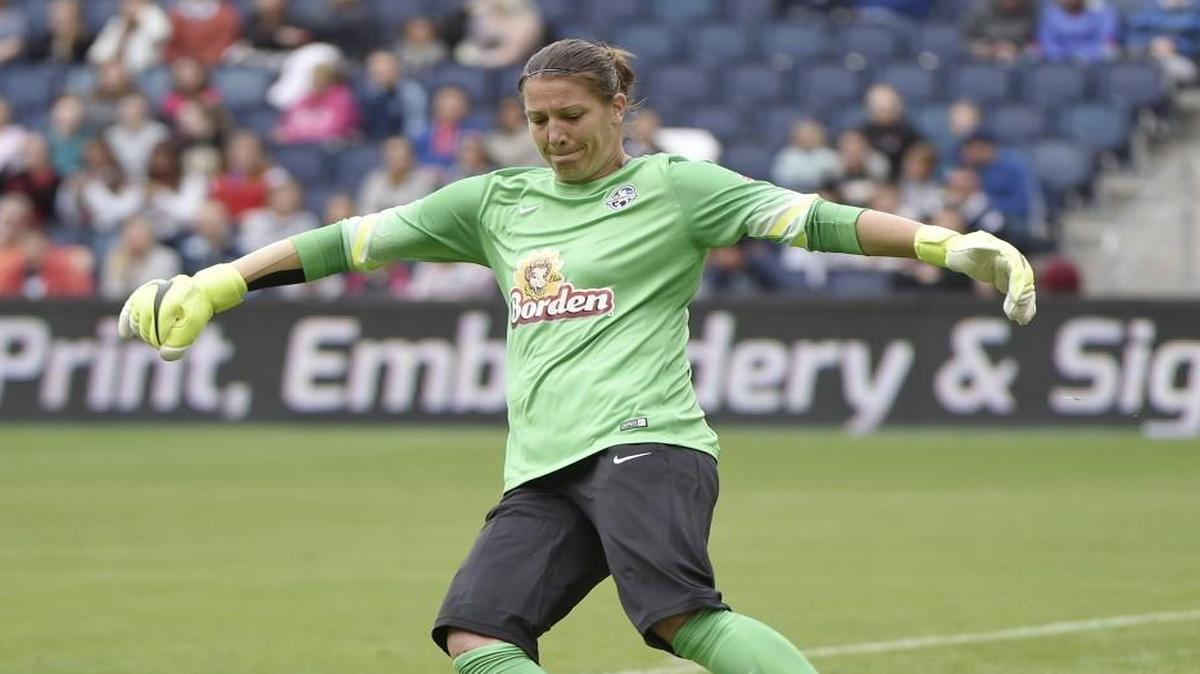 FC Kansas City goalie Nicole Barnhart.