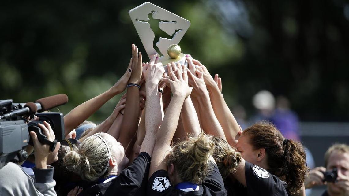 FC Kansas City players celebrated two league championships before the team folded and was reassigned to Utah. But pro women’s soccer will return to KC in 2021.