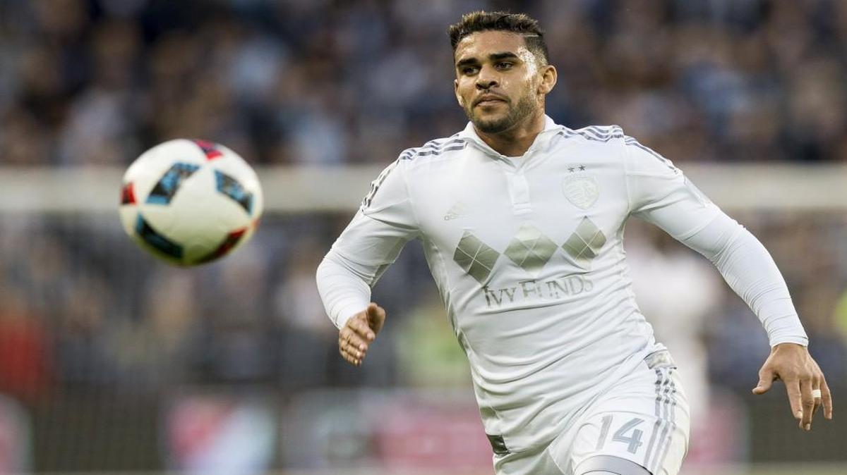 Sporting Kansas City forward Dom Dwyer.