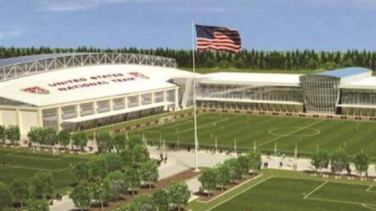 
This rendering of a proposed National Training and Coaching Development Center was included in an economic impact analysis commissioned by Sporting Club.
