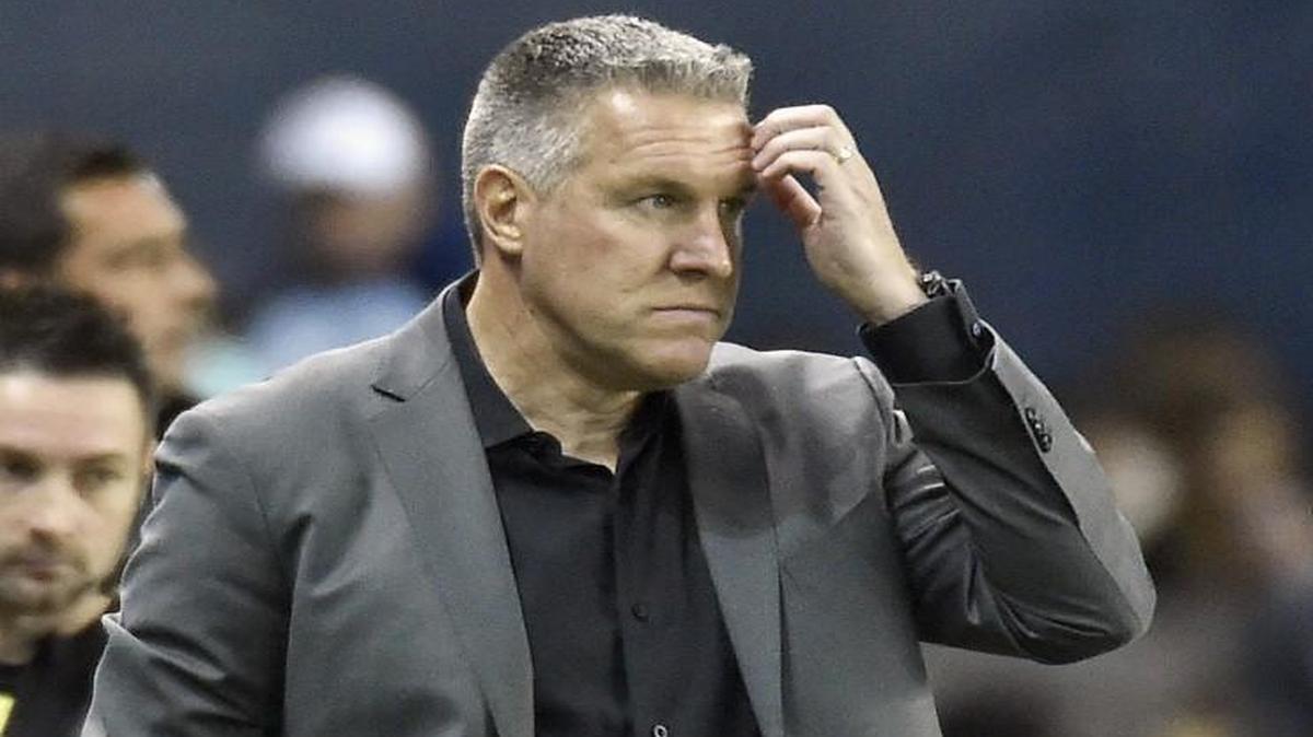 Sporting Kansas City coach Peter Vermes.