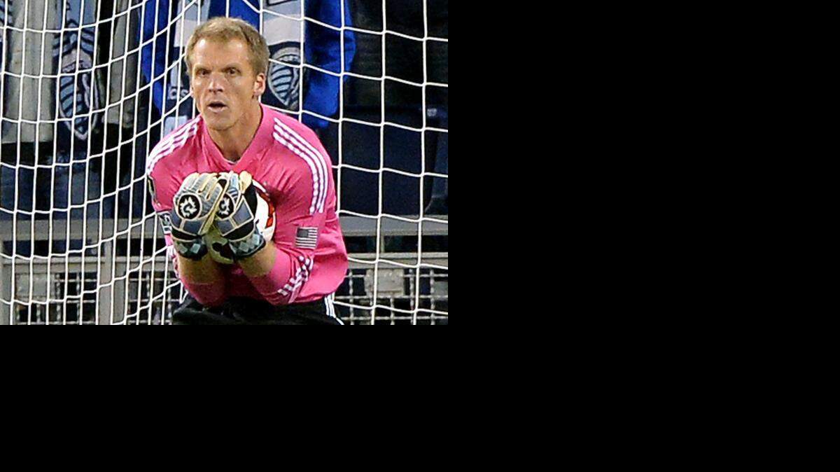 
Sporting KC goalkeeper Eric Kronberg.
