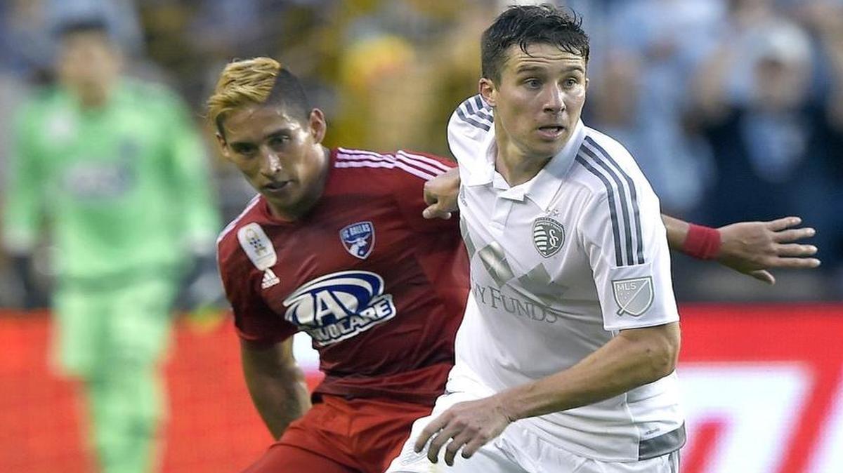 In his second year as Sporting Kansas City’s captain, defender Matt Besler (right) has learned what works best and adjusted to the role.