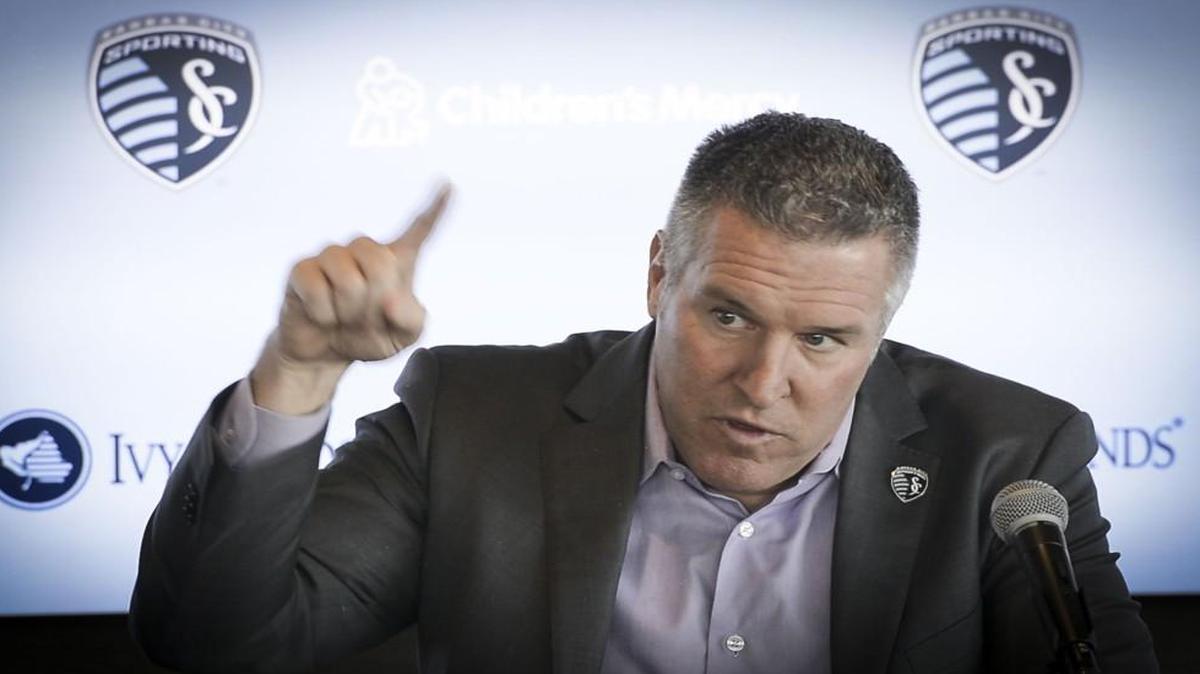 Sporting KC coach Peter Vermes.