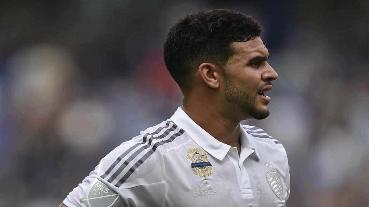 Sporting Kansas City striker Dom Dwyer.