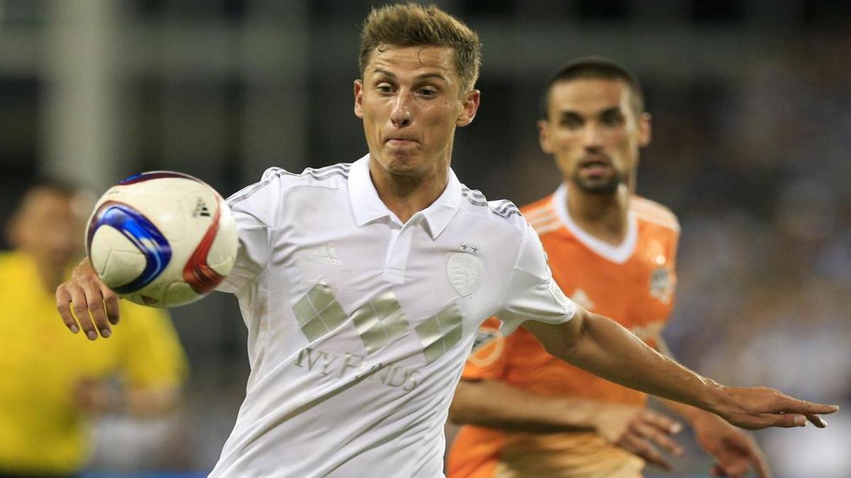 Sporting KC forward Krisztian Nemeth