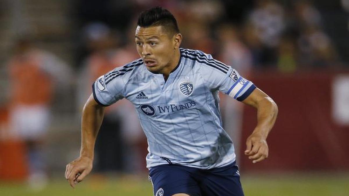 Sporting Kansas City midfielder Roger Espinoza will miss Friday’s match.