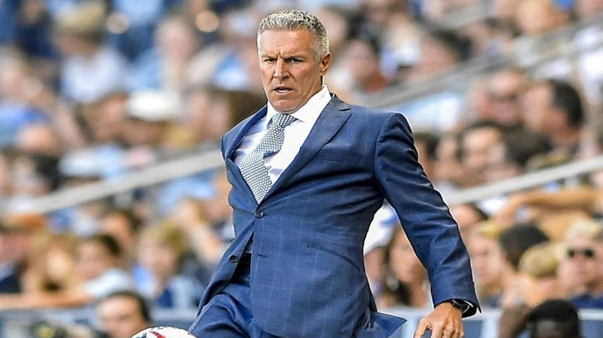 Sporting Kansas City head coach Peter Vermes.