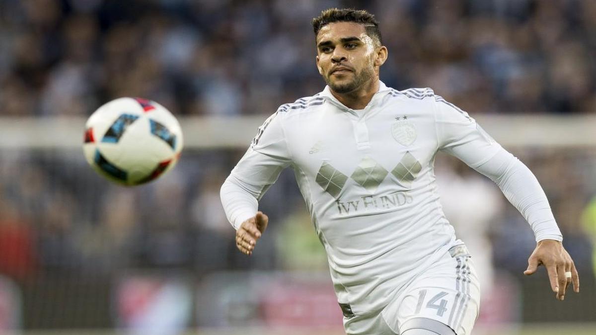 Sporting Kansas City forward Dom Dwyer.
