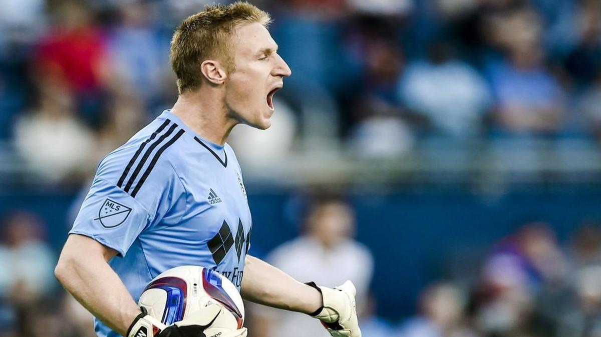Sporting Kansas City goalkeeper Tim Melia.