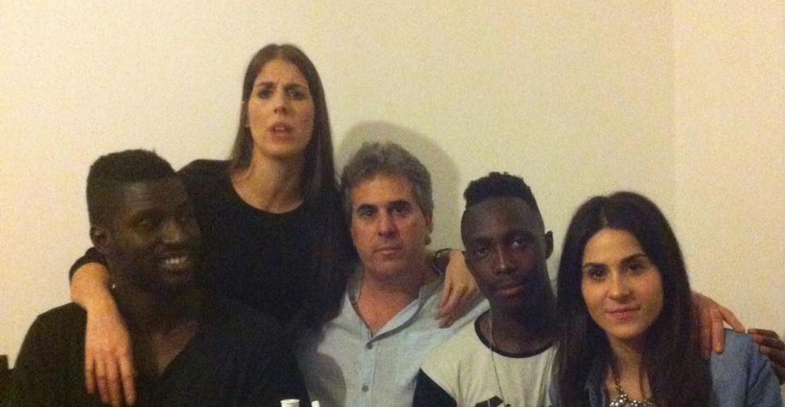 Gerso Fernandes, second from right, with his family in Portugal, including, from left, brother Reinaldo Fernandes, Carolina Cardoso Cunha, João Carlos Cunha and Mariana Cardoso Cunha. Carolina and Mariana are João Carlos Cunha’s daughters.