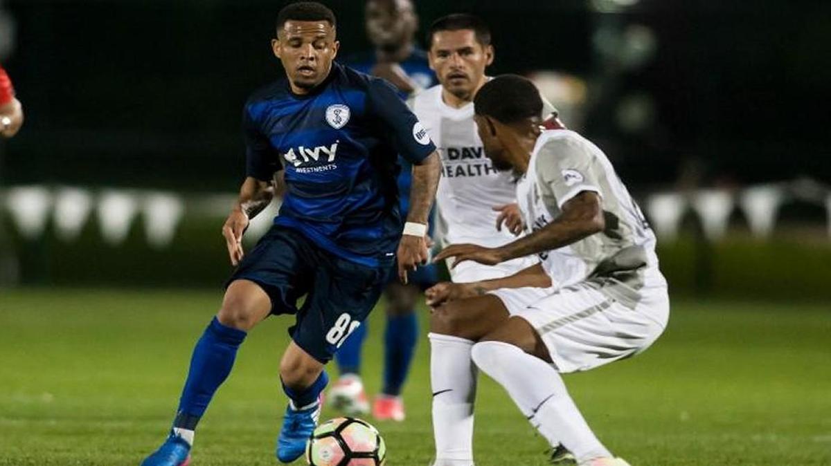 Midfielder Kevin Oliveira, left, was one of two Swope Park Rangers called up to MLS contracts on Friday.