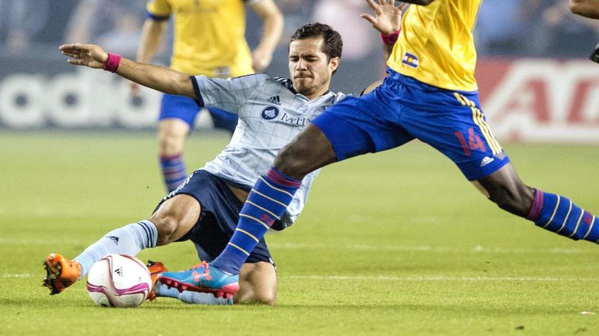 Midfielder Benny Feilhaber (left) has missed Sporting Kansas City’s first two matches this season.