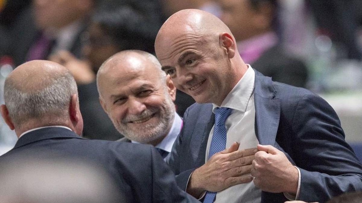 New FIFA president Gianni Infantino of Switzerland.