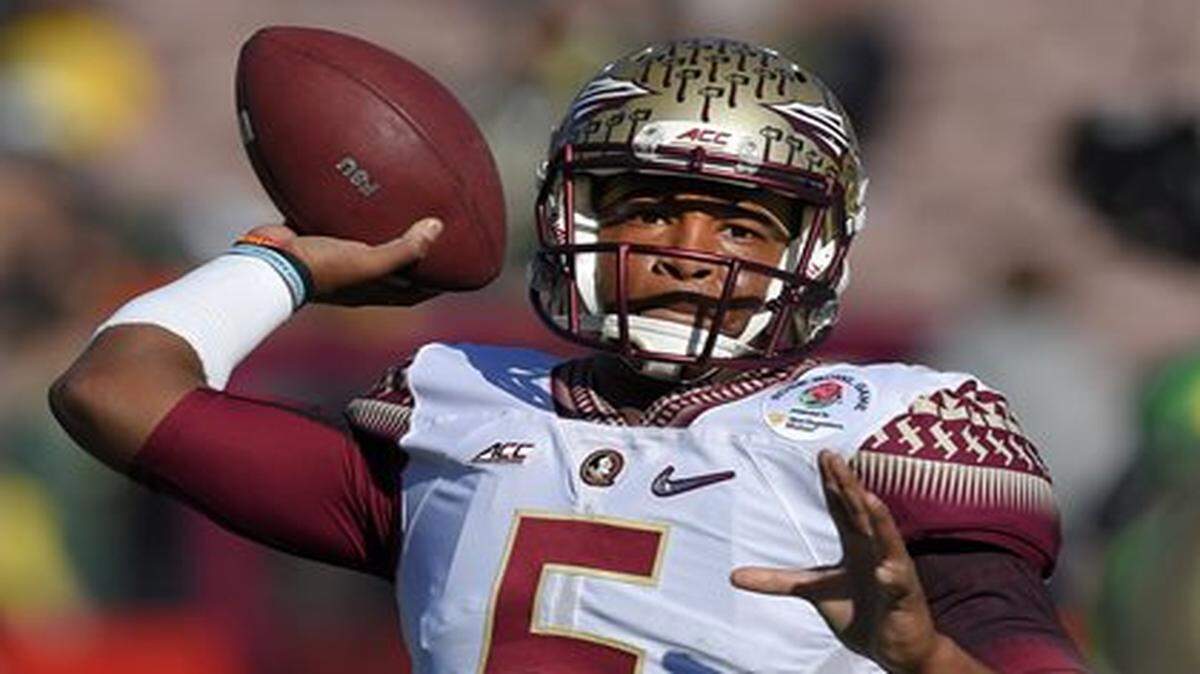 
Quarterback Jameis Winston and Florida State’s hopes for another national title ended against Oregon in the Rose Bowl.
