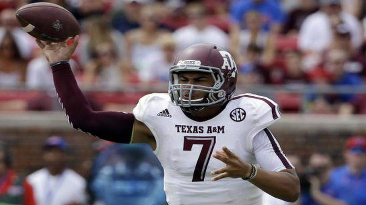 
Texas A&M quarterback Kenny Hill.
