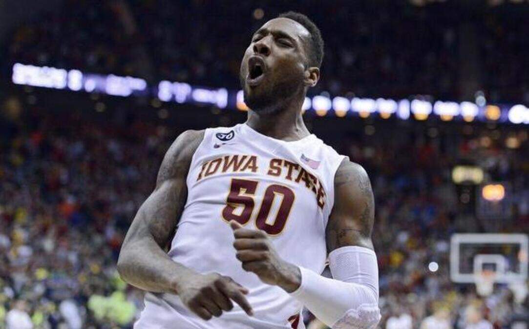 
Iowa State guard DeAndre Kane celebrated in the closing seconds of the Cyclones’ 74-65 win over Baylor in the Big 12 tournament championship game.
