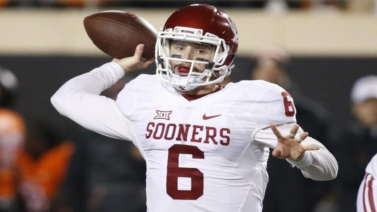 Oklahoma quarterback Baker Mayfield.
