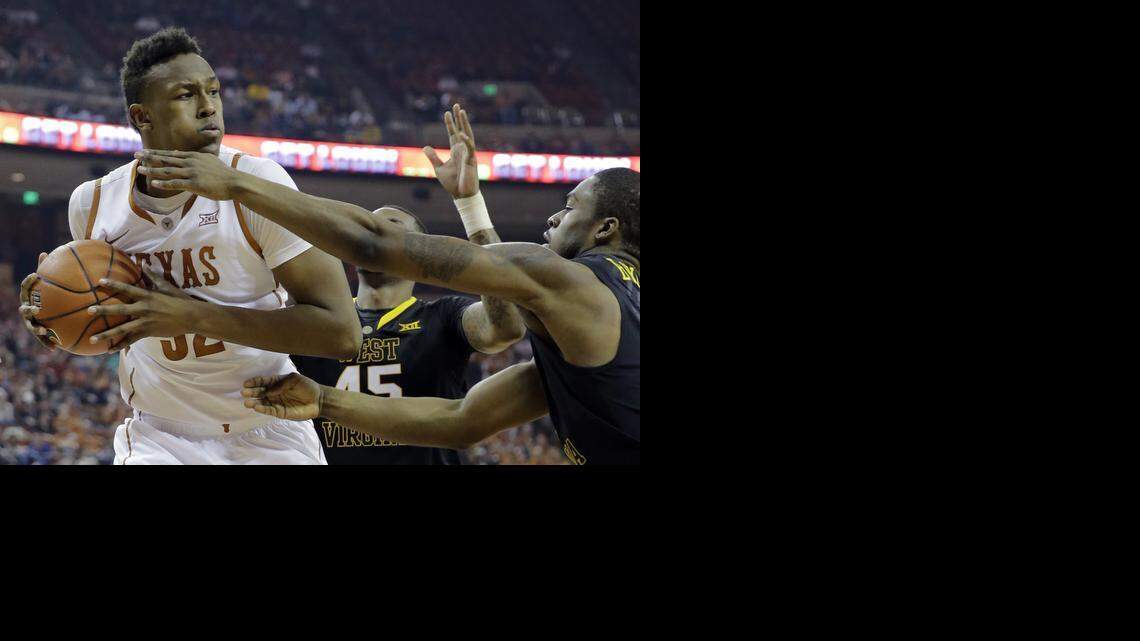 
 Myles Turner (left) and Texas might have an NCAA bid on the line in the Big !2 Tournament this week.


