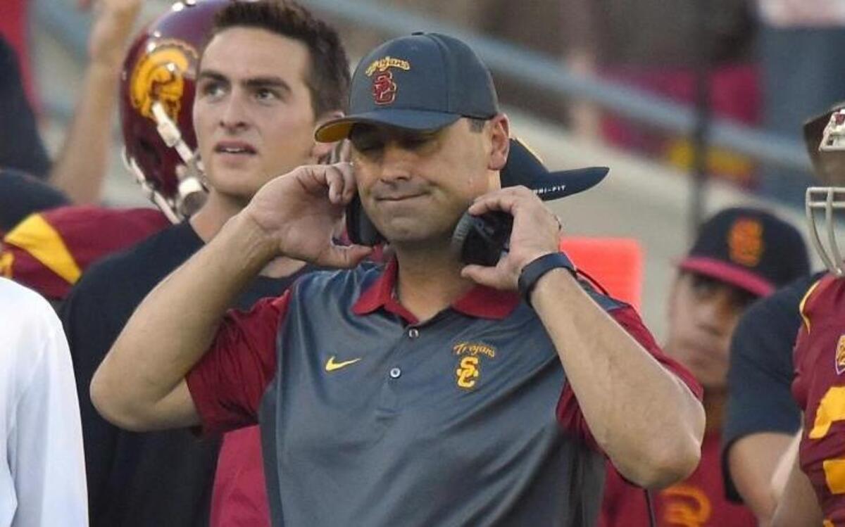 Former Southern California coach Steve Sarkisian.