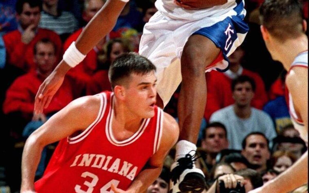 Paul Pierce was a KU freshman the last time the Jayhawks played Indiana. He was defending Hoosiers senior forward Brian Evans during the Dec. 16, 1995 game at Kemper Arena in Kansas City, which KU won 91-83.