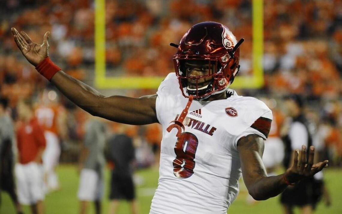 Louisville’s Lamar Jackson is college football’s first-half star