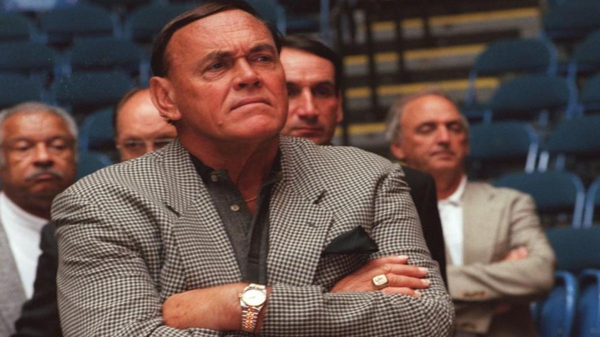Former Purdue basketball coach Gene Keady.
