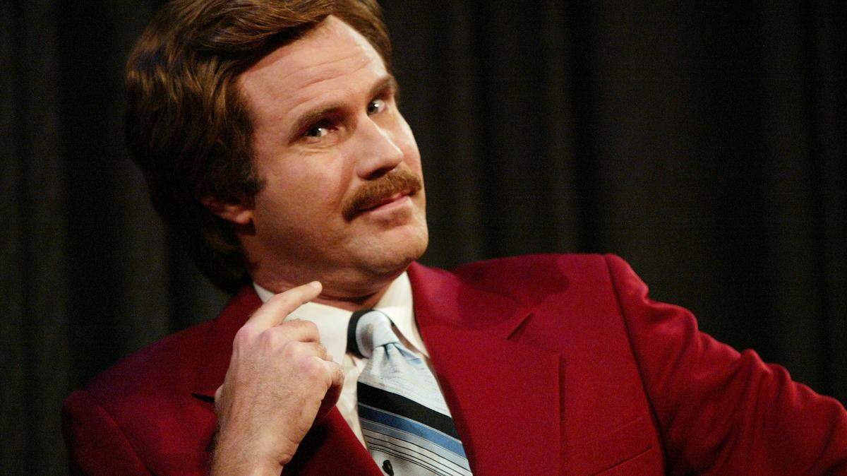 Actor Will Ferrell aka Ron Burgundy participated in Q&A after a special screening of the film "Anchorman: The Legend of Ron Burgundy" at the Museum of Television and Radio July 7, 2004 in New York City.