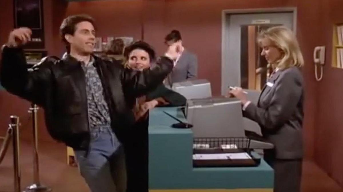 Jerry Seinfeld had trouble when he rented a car.