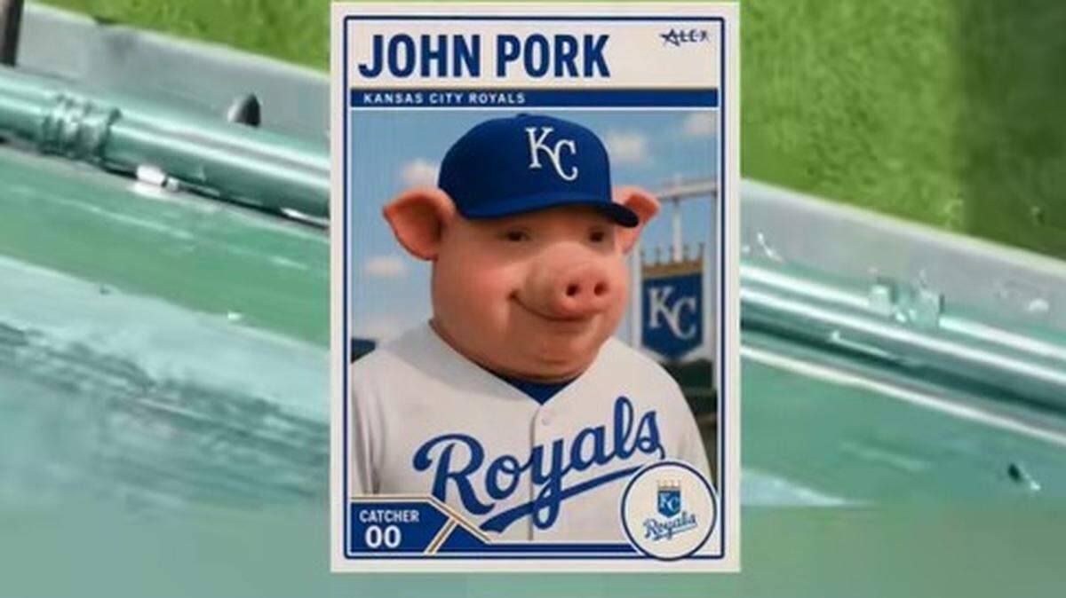 John Pork trading card is creating some buzz.