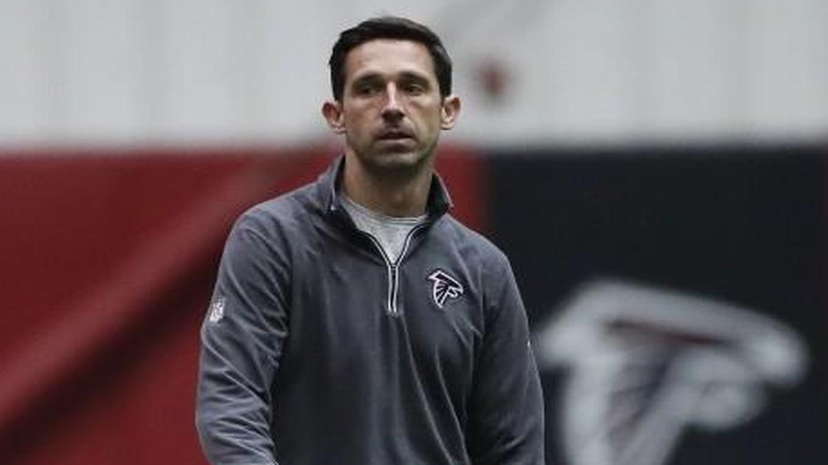 Atlanta Falcons offensive coordinator Kyle Shanahan.